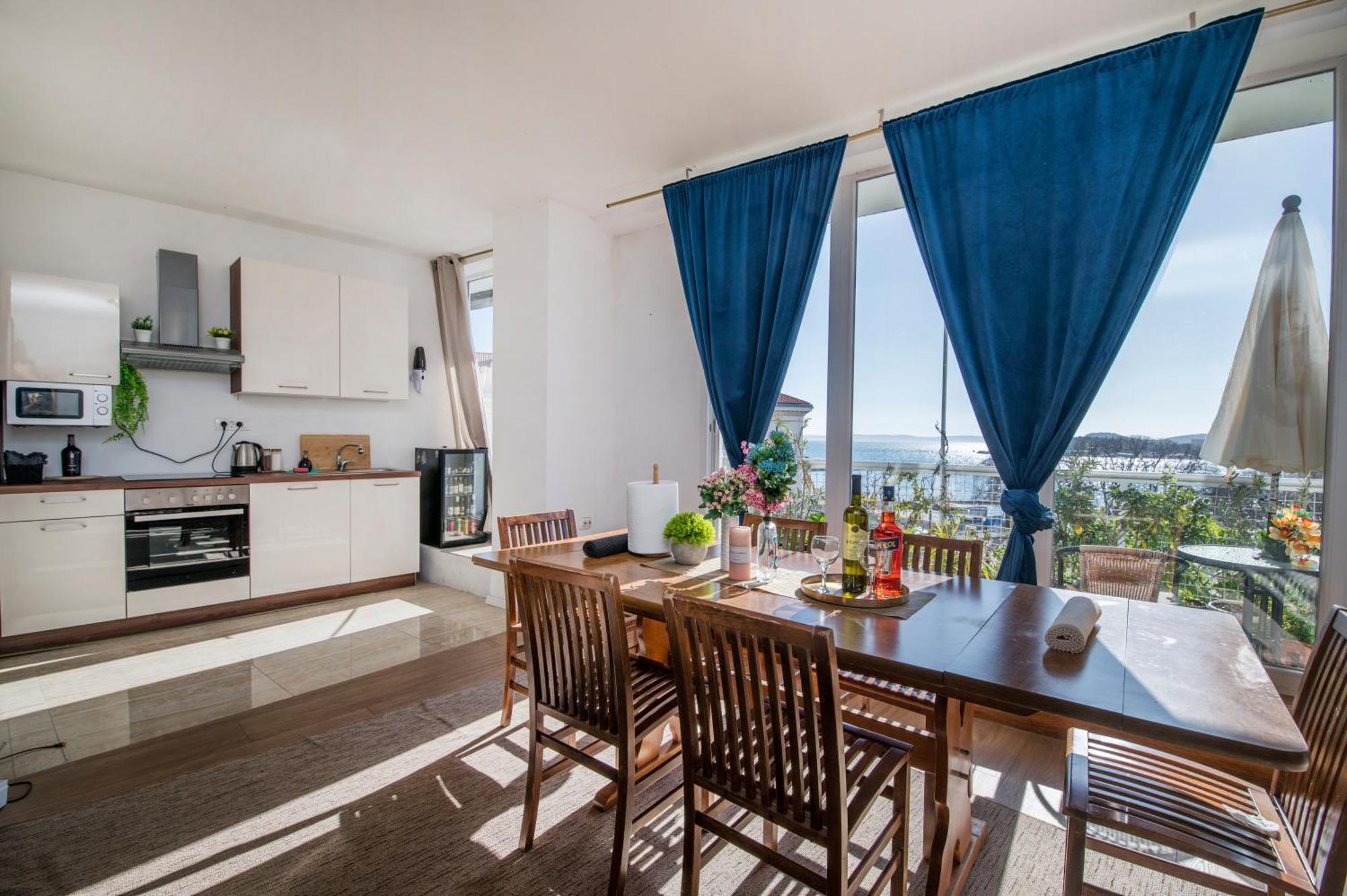 Split Sea View Centar Xxl Apartment Bagian luar foto